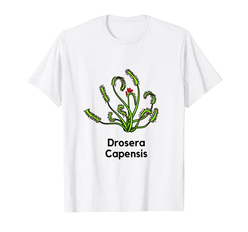 Camiseta de planta carnívora regalo Drosera Capensis Sundew Camiseta