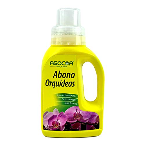 ASOCOA COA104 Abono Orquídeas 300 ml, Amarillo, Orquideas