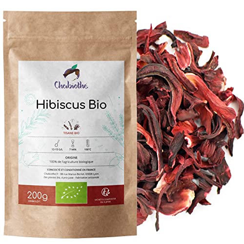 Flores de Hibisco secas BIO 200g - Bissap Karkadé Orgánico